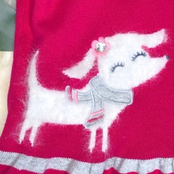 Gymboree 3T Pink Dog Striped Dress - Picture 4 of 7